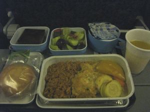 エジプト航空の機内食